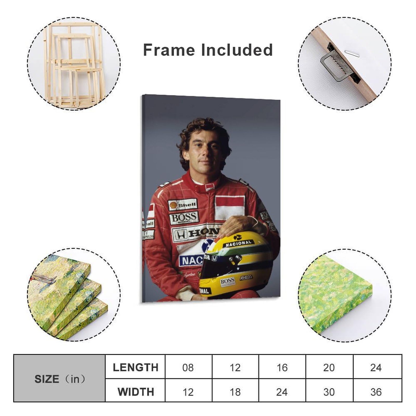 Amazon.co.jp: Ayrton SennaF1フォーミュラアイルトンセナスターレース